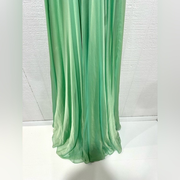 Tiffany Designs Green Embellished Prom formal Gown size 12 - Picture 9 of 16